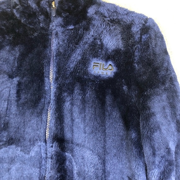 Fila Sport Faux Fur Jacket size M - Picture 2 of 7